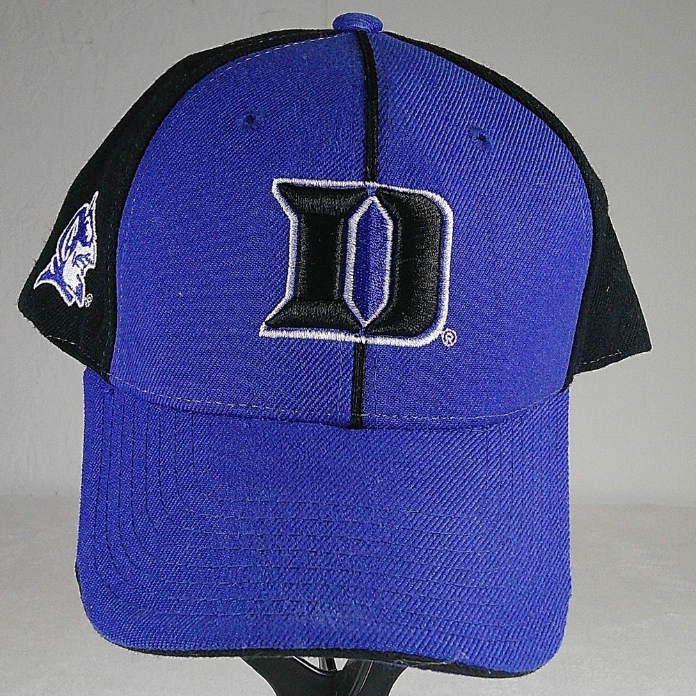 Duke Blue Devils Hat Team Spirit Blue Black Embroidered Baseball Cap NCAA
